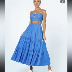 Princess Polly Allie Set Blue size 4